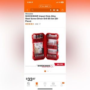 Brand new Milwaukee Bit Set